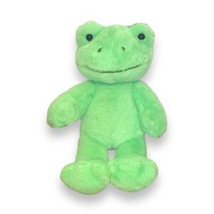 Build-A-Bear Spring Green Frog 16” Plush Stuffed Animal BAB Workshop NWT